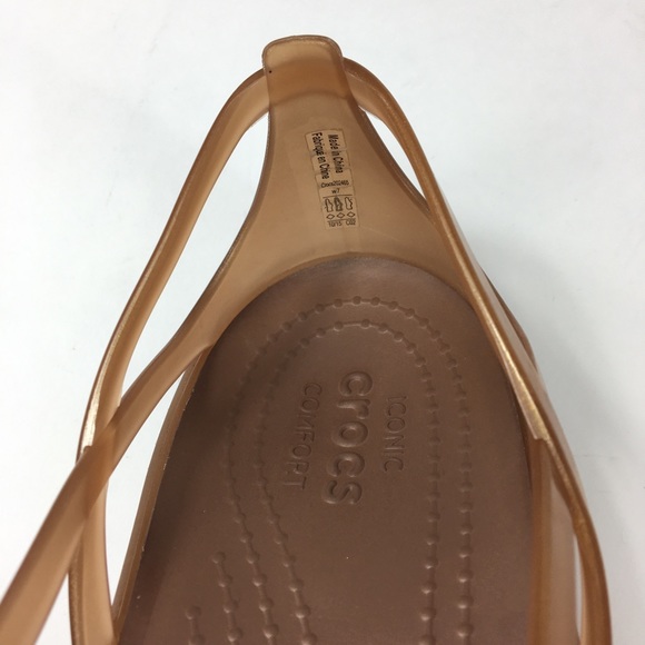 SOLD Crocs Isabella Boho Flat Jelly Sandals - Picture 6 of 8